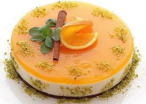 cheesecake arancia